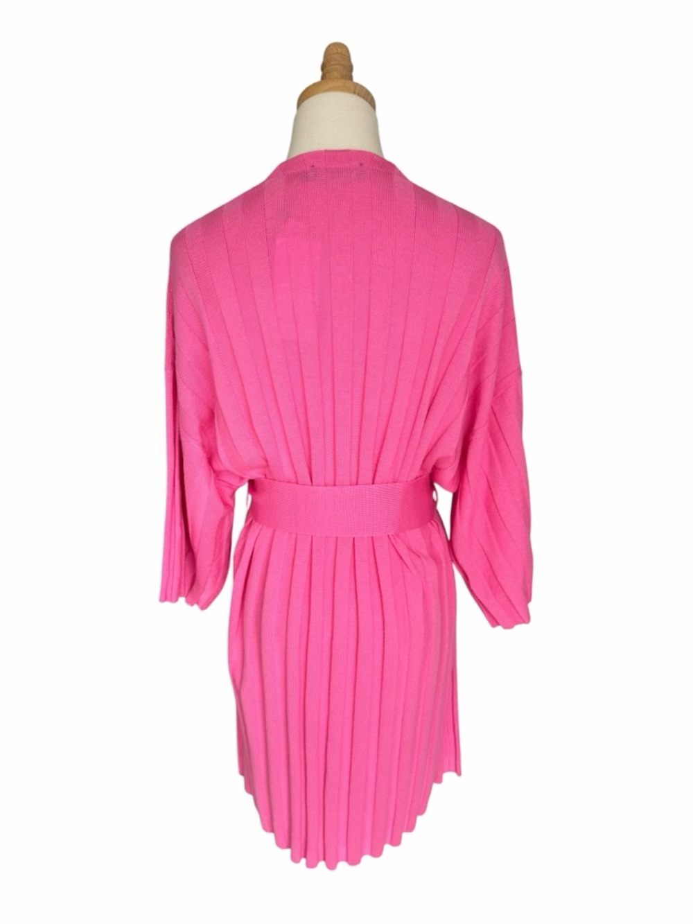 Marimekko Vellova Solid Merino Wool Cardigan Pink Size Small NWT - Picture 4 of 9
